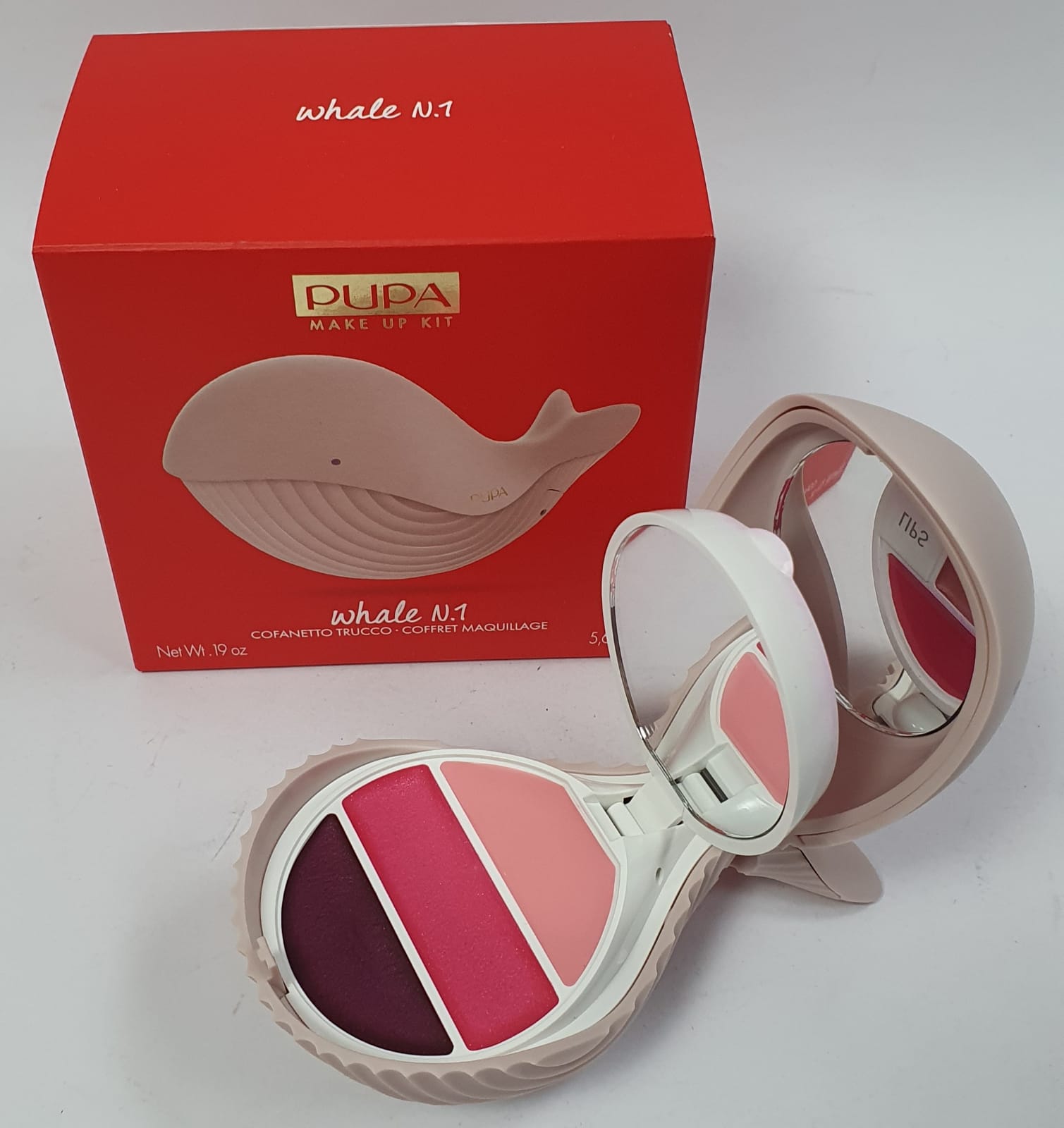 Trousse pupa whale n1 bianca/ rossa/ rosa/ celeste