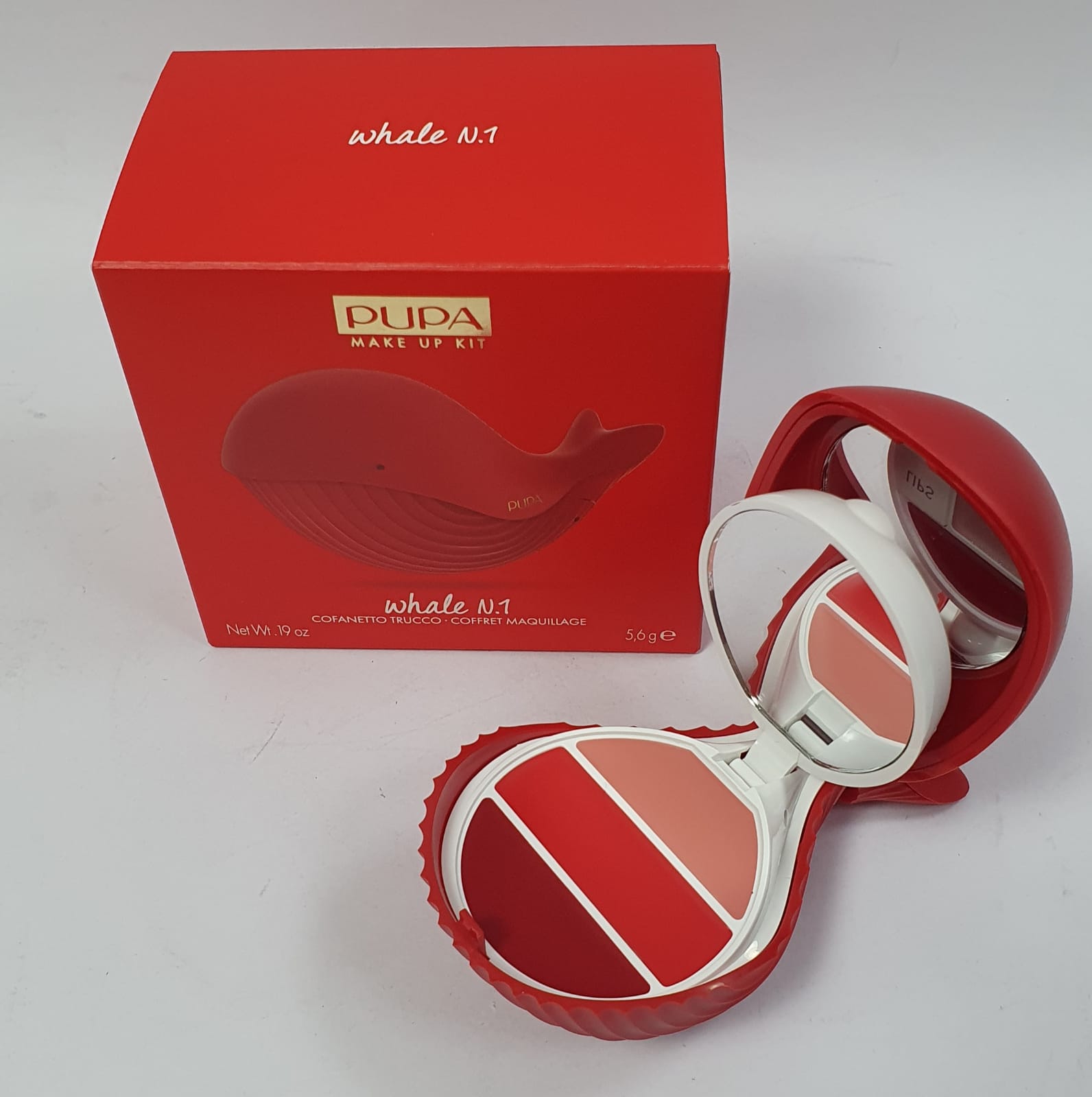 Trousse pupa whale n1 bianca/ rossa/ rosa/ celeste