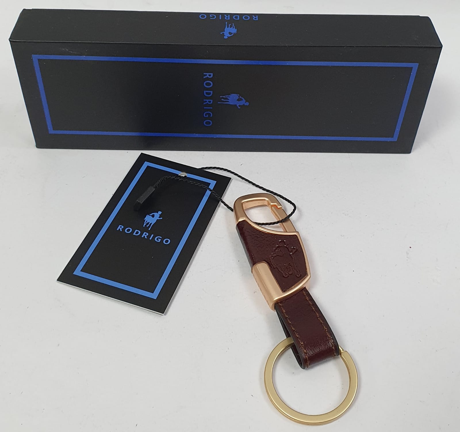 Portachiavi uomo Rodrigo ROD715 PINK GOLD B.brown/ D.brown/ Black/ navy blue
