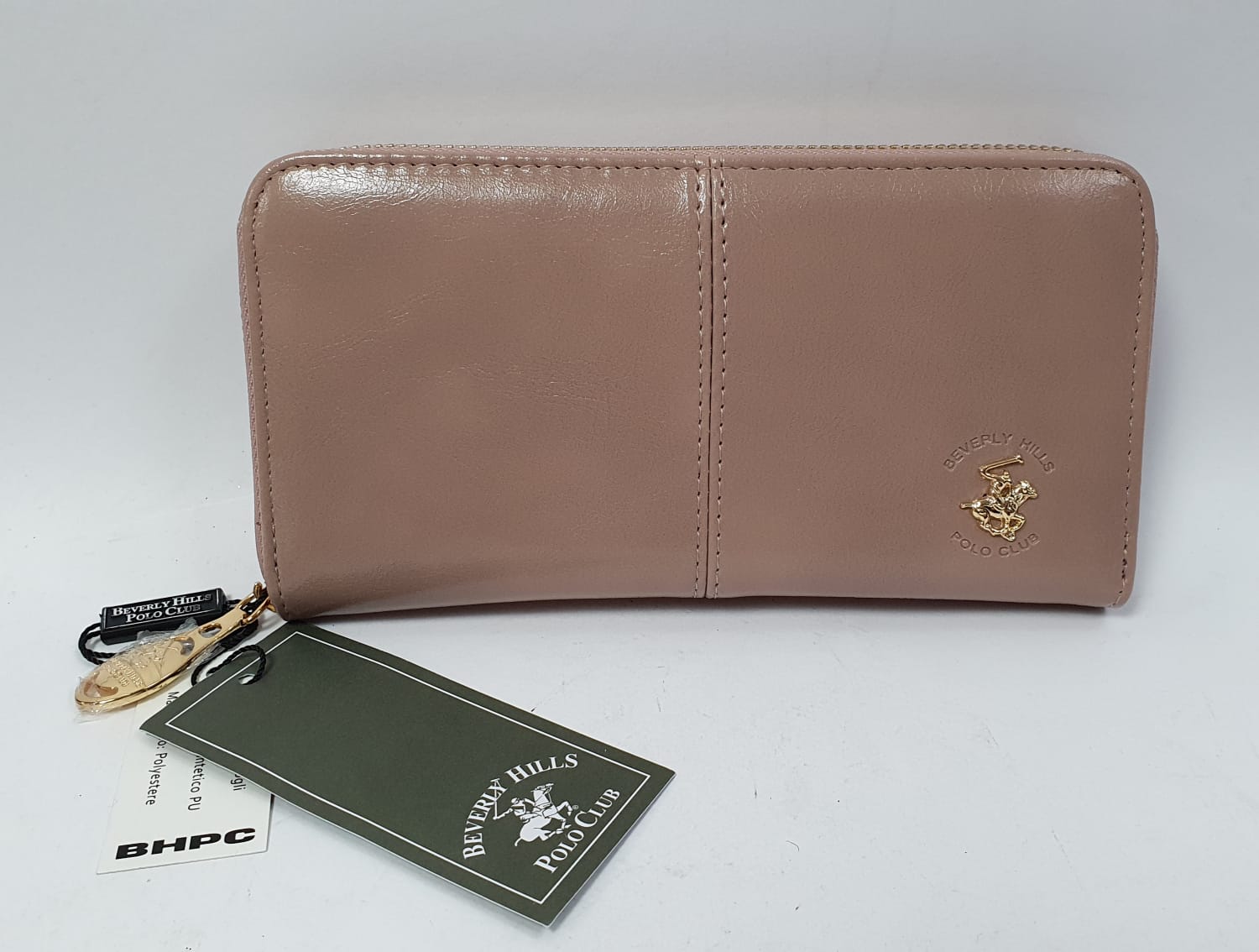 Portafoglio donna Polo club bh-2614 nero/ blu/ cipria