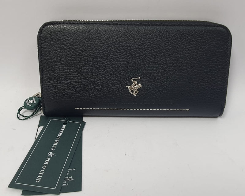 Portafoglio donna di beverly hills polo club bh-2336 nero/ tortora