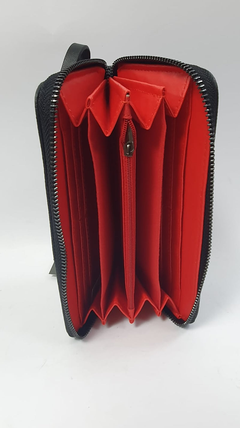 Portafoglio donna di Beverly hills polo club bh-3747 nero / bianco