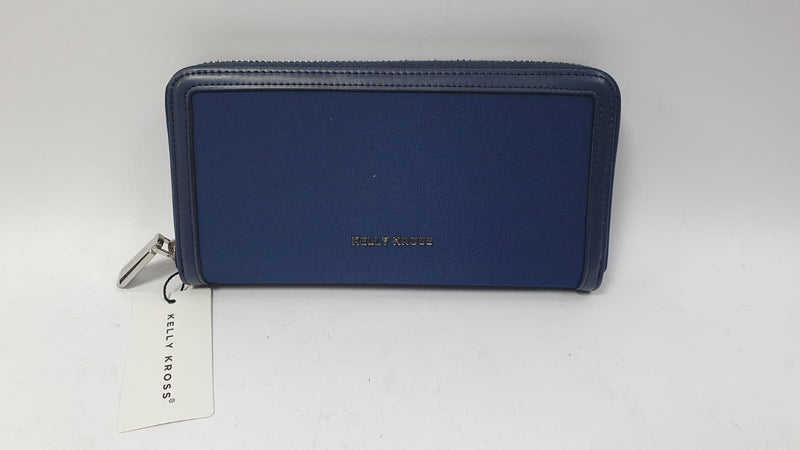 Portafoglio donna Kelly Kross tessuto impermeabile  cod. 8860 blu avion
