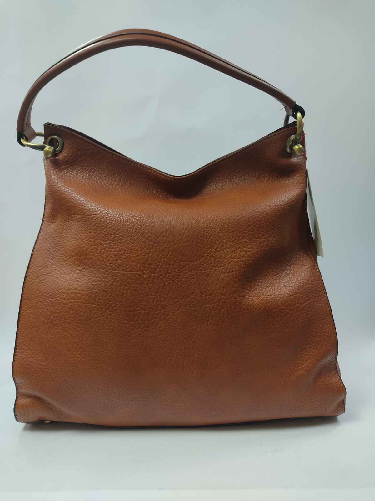 Borsa a spalla donna di Romeo Gigli linea Micaela art. B2069046 col. Tabacco/ Nero