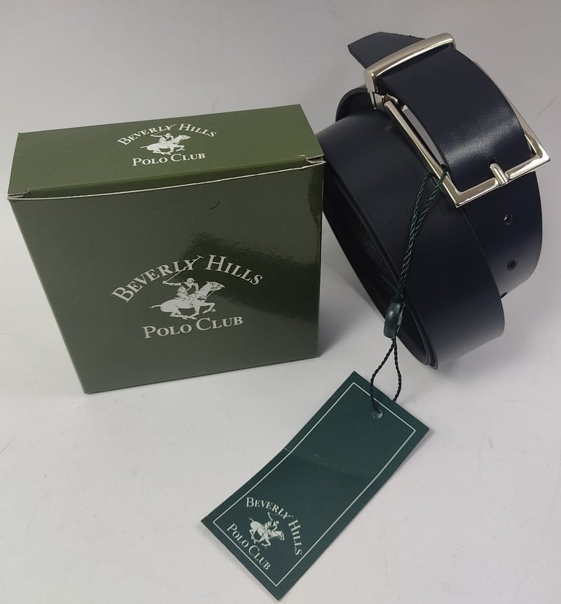 Cintura uomo di Polo club in pelle reversibile nero/blu BH-07/35 tg 115/125/130