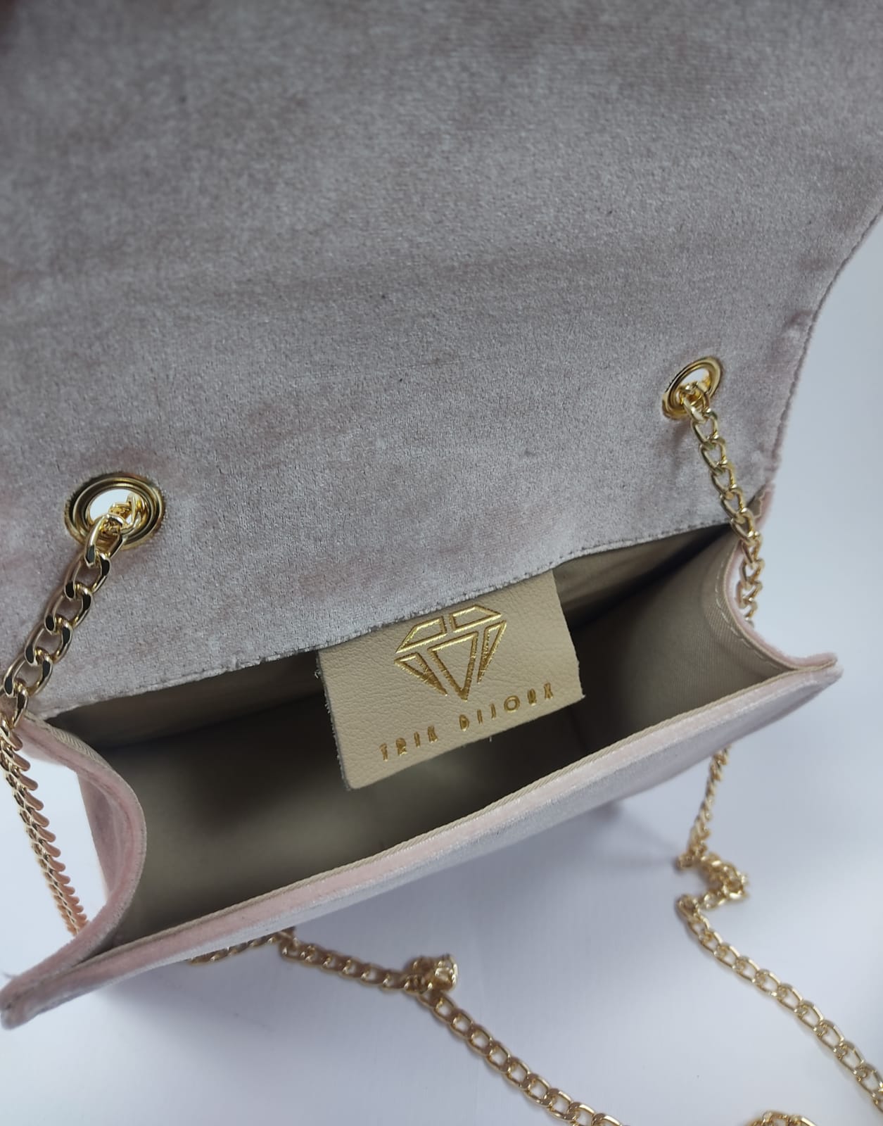 Borsa Donna di trik bijoux in Velluto con tracolla