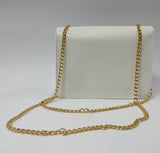 Borsa donna di Trik bijoux con catenina regolabile nero/ celeste/ bianco/rosa lucido/ cuoio/ rosa opaco/argento/ oro