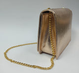 Borsa donna di Trik bijoux con catenina regolabile nero/ celeste/ bianco/rosa lucido/ cuoio/ rosa opaco/argento/ oro