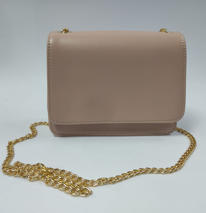 Borsa donna di Trik Bijoux cipria/ cipria martellata/ Pitonata