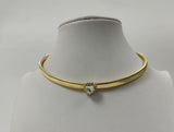 Girocollo donna di byba bijoux con cuore di cristallo nero/ argento