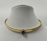 Girocollo donna di byba bijoux con cuore di cristallo nero/ argento