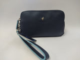 Pochette uomo della linea di rodrigo 468 con manicotto Nero/ blu / marrone