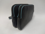 Pochette uomo della linea di rodrigo 468 con manicotto Nero/ blu / marrone