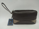 Pochette uomo a mano di rodrigo 438 marrone/ nero/ blu