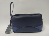 Pochette uomo a mano di rodrigo 438 marrone/ nero/ blu