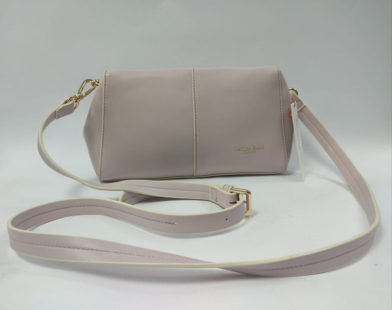 Pochette donna di romeo gigli linea neva art. B2279069 glicine/ bianco/ nero