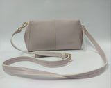 Pochette donna di romeo gigli linea neva art. B2279069 glicine/ bianco/ nero