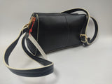 Pochette donna di romeo gigli linea neva art. B2279069 glicine/ bianco/ nero