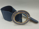 CINTURONE DONNA ELASTICO CON FIBIA STRASS