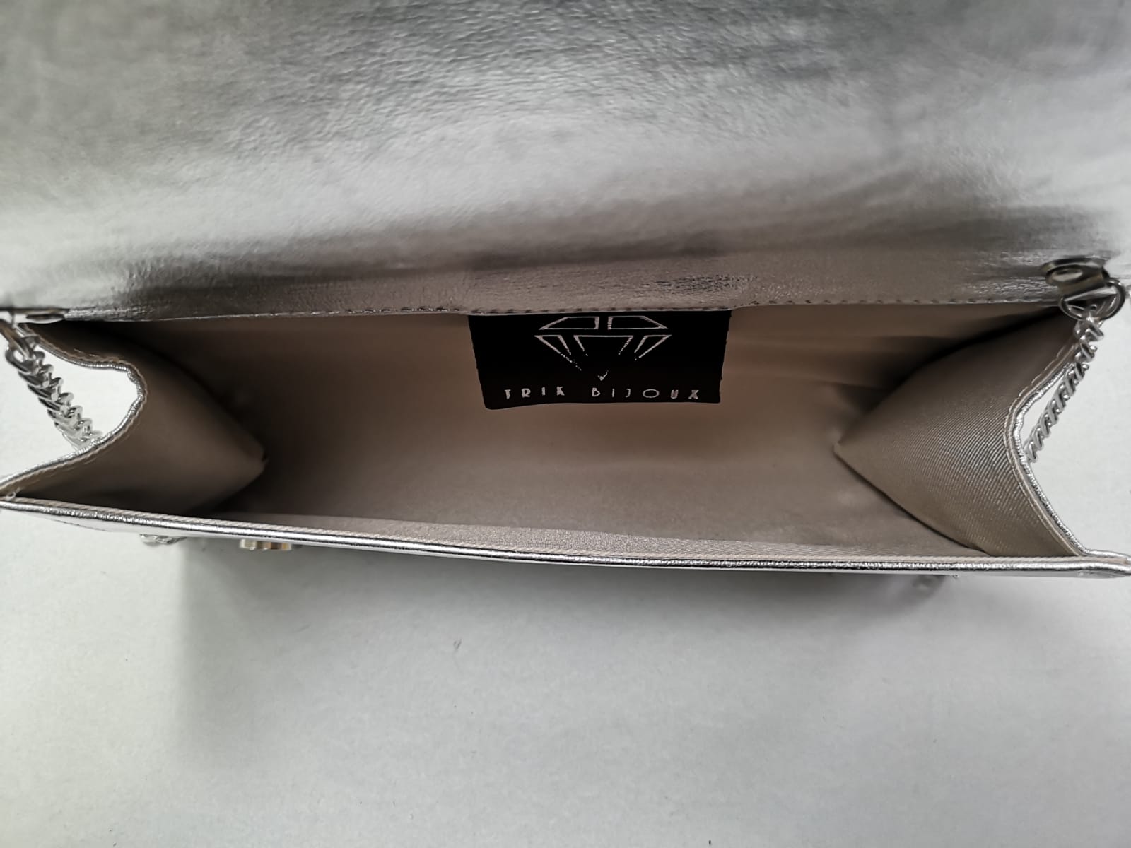 BORSA/POCHETTE DONNA TRIK BIJOUX CON PATTINA