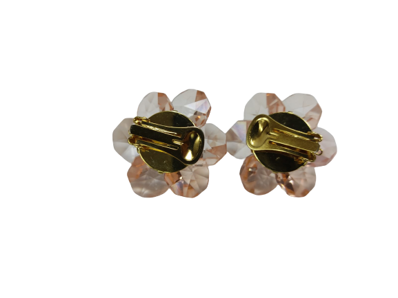 Byba Bijoux Orecchini Fiore Swarovski