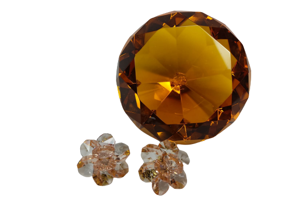 Byba Bijoux Orecchini Fiore Swarovski