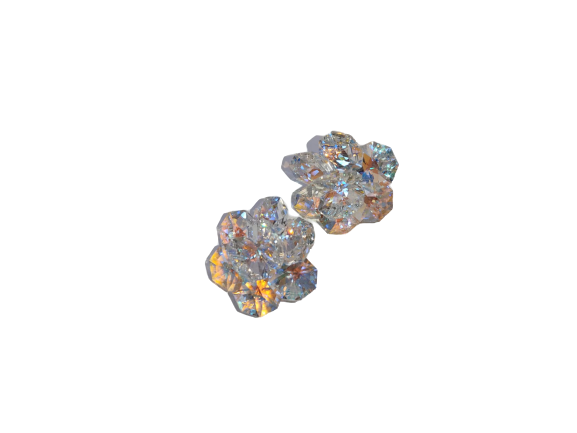 Byba Bijoux Orecchini Fiore Swarovski