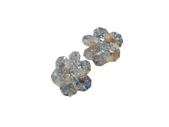 Byba Bijoux Orecchini Fiore Swarovski