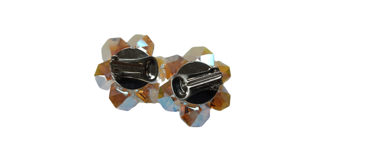 Byba Bijoux Orecchini Fiore Swarovski