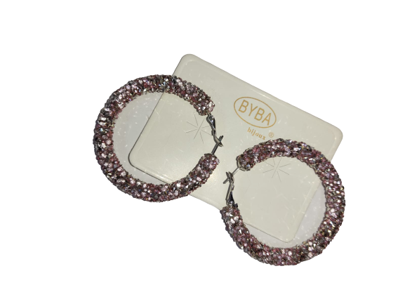 Byba Bijoux Orecchini Swarovski a Cerchio