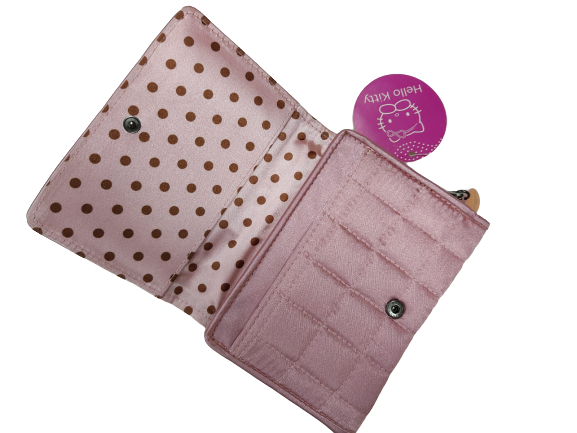 Camomilla Portamonete Hello Kitty Rosa Trapuntato