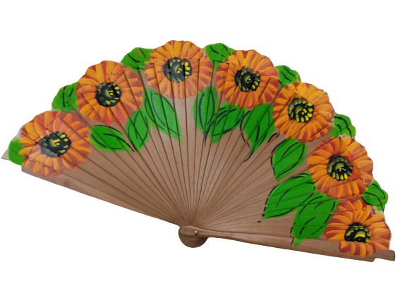 Ventagli Spagnoli in legno ABANICO ESPANOL - decorati a mano Piccolo