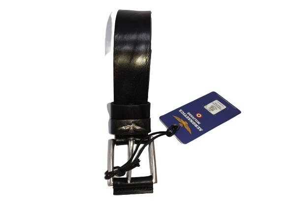 Aeronautica Militare Cintura Uomo Vera pelle Nero AM412