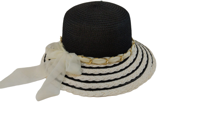 Gemir Cappello Di Paglia Nero