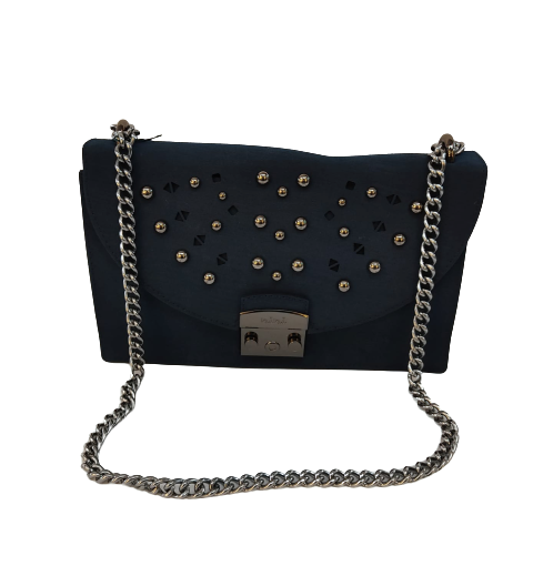 Nini Borsa Tracolla Colore Blu Scuro