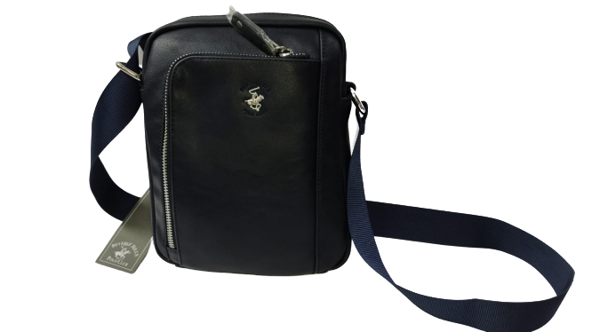 Beverly Hills Polo Club Borsello Da Uomo BH1182 Blu