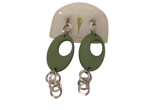 PRIMADONNA BIJOUX - Orecchini pendenti resina - Verde