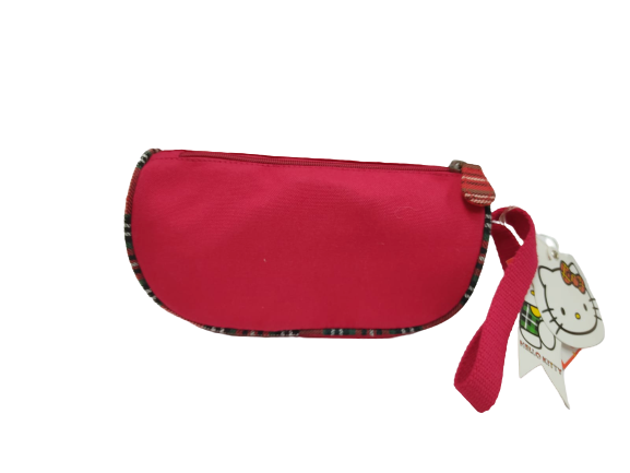 HELLO KITTY - Astuccio Tombolino Portapenne - Rosso Rosa