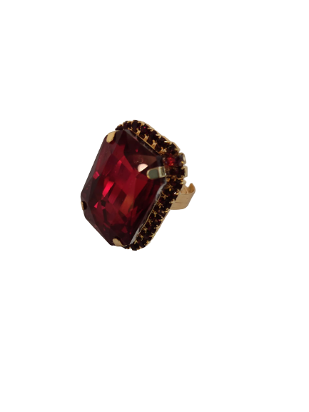 Anello In Oro con Pietre in Rubino & Zaffiro BYBA BIJOUX