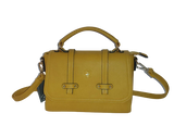 Borsa a Tracolla Regolabile con Patta BEVERLY HILLS POLO CLUB - Giallo / Bordeaux BH-1872