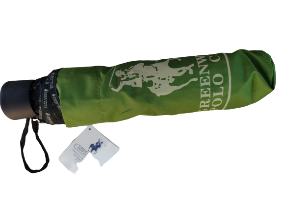 Ombrello Piccolo GREENWICH POLO CLUB - Verde / Blu / Grigio GW104