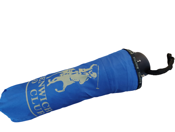 Ombrello Piccolo GREENWICH POLO CLUB - Verde / Blu / Grigio GW104