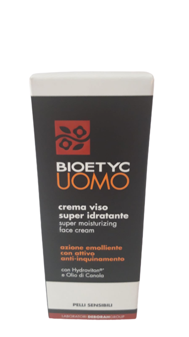 Crema Viso Super Idratante BIOETYC UOMO - super moisturizing face cream