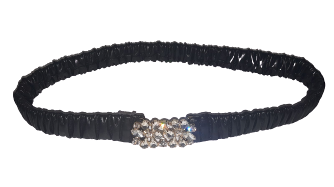 Cintura Donna Elastica con Swarovsky / Gioelli TRIK BIJOUX - Rosè Dorato / Nero / Argento - Oro / Bianco