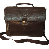 Borsa da Lavoro in Pelle Uomo AERONAUTICA MILITARE - AM304 Moro