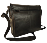 Borsa a Tracolla Uomo In Vera Pelle BEVERLY HILLS POLO CLUB - BH-384 Nero/marrone