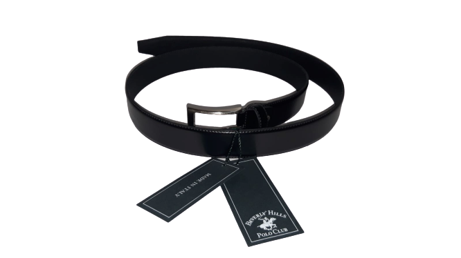 Cintura da Uomo BEVERLY HILLS POLO CLUB - Nero BH-54/35 - L