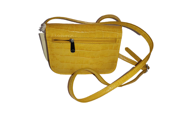Borsa a Tracolla Donna PELLETTERIA VENETA - Giallo Ocra - ST918S-OCRA