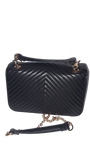 Borsa a Tracolla Donna Beverly Hills Polo Club - Nero con Catene argento BH-2051