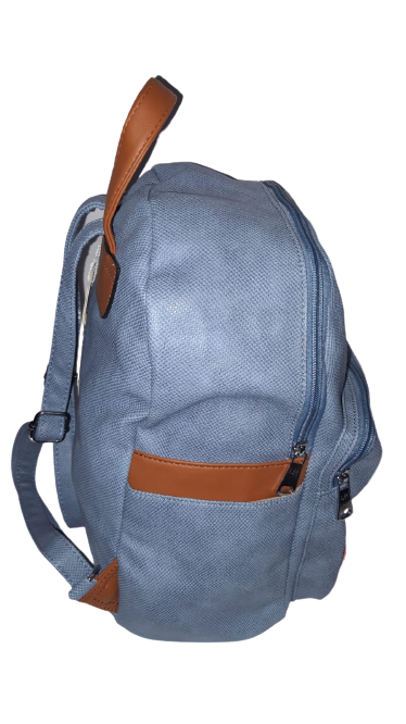 Zaino da Donna Z&Y FIRENZE -  17373 CELESTE / Nero/ Apricot